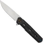 WE Knife Navo Rose Carbon Fiber, Satin CPM 20CV WE22026-2 navaja, diseño de Ostap Hel