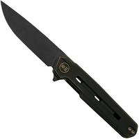 Afbeelding voor WE Knife Navo Black Bronze Titanium, Satin Blackwashed 20CV WE22026-3 zakmes, Ostap Hel design
