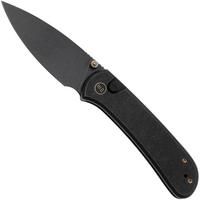 Afbeelding voor WE Knife Qubit WE22030F-1 Blackwashed CPM 20CV, Black Titanium, zakmes