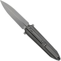 Bild für WE Knife Diatomic WE22032-2 Gray Bead Blasted Titanium, Gray Bead Blasted Single Edge Taschenmesser