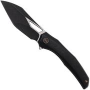 WE Knife Ignio WE22042B-1 Blackwashed Satin CPM 20CV, Black Titanium, couteau de poche, Toni Tietzel design