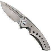 WE Knife Nexusia WE22044-6 Polished Gray CPM 20CV, Polished Gray Titanium, Limited Edition couteau de poche