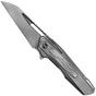 Bild für WE Knife Falcaria WE23012B-4 Polished Gray CPM 20CV, Polished Gray Titanium, Etching Pattern Titanium Inlay, Taschenmesser