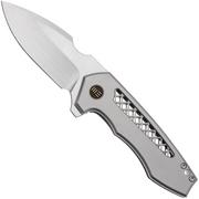 We Knife Harpen WE23019-4 Gray Titanium, couteau de poche, Michael Burch design
