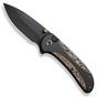 Image for WE Knife Zizzit WE23031-1 Blackwashed CPM 20CV, Black Titanium Handle Copper Foil Carbon Fiber Inlay pocket knife