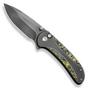 Afbeelding voor WE Knife Zizzit WE23031-4 Polished Gray CPM 20CV, Polished Gray Titanium Handle Toxic Storm Fat Carbon Fiber Inlay zakmes