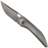 Image pour WE Knife Attor WE23037B-1 Polished Gray CPM 20CV, Gray Titanium couteau de poche, Dalibor Bergam design