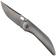 Bild für WE Knife Attor WE23037B-1 Polished Gray CPM 20CV, Gray Titanium Taschenmesser, Dalibor Bergam Design