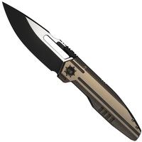 Image for WE Knife Reveille WE23057-1, Limited Edition, Blackwashed/Satin Böhler M390, Bronze Titanium pocket knife
