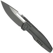 Image for WE Knife Reveille WE23057-2, Limited Edition, Graywashed/Satin Böhler M390, Olive Gray Titanium pocket knife