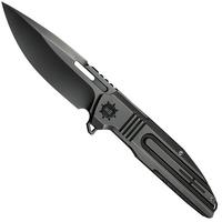 Image for WE Knife Tracks Limited Edition WE23059-1, Polished Grey Böhler M390, Polished Grey Titanium pocket knife