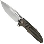 Bild für WE Knife Tracks Limited Edition WE23059-2, Hand Rubbed Satin Böhler M390, Bronze Titanium Taschenmesser