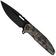 Image pour WE Knife Tracks Limited Edition WE23059-3, Black Stonewashed Böhler M390, Desert Terrain Titanium, couteau de poche