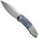 Afbeelding voor WE Knife Sine WE23069B-4 Bead Blasted M390, Wave Flamed Titanium, zakmes