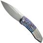 Image for WE Knife Sine WE23069B-4 Bead Blasted M390, Wave Flamed Titanium, pocket knife