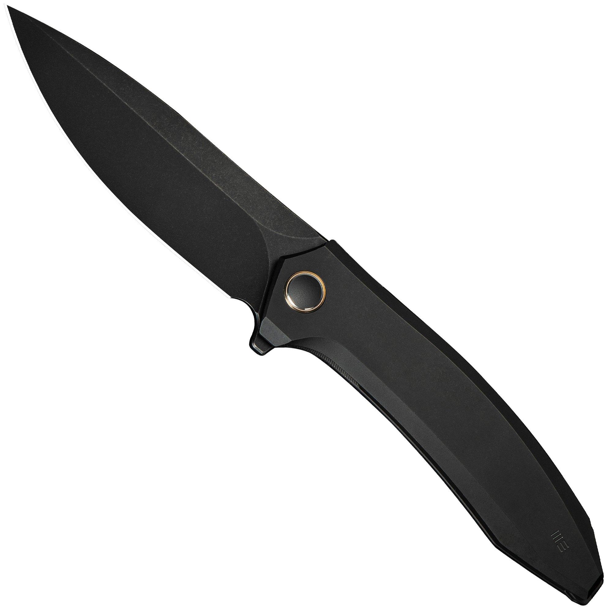 Nóż składany WE Knife Acuminal WE23070-1 Black Vanax, Black Titanium