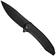 Image for WE Knife Acuminal WE23070-1 Black Vanax, Black Titanium, pocket knife