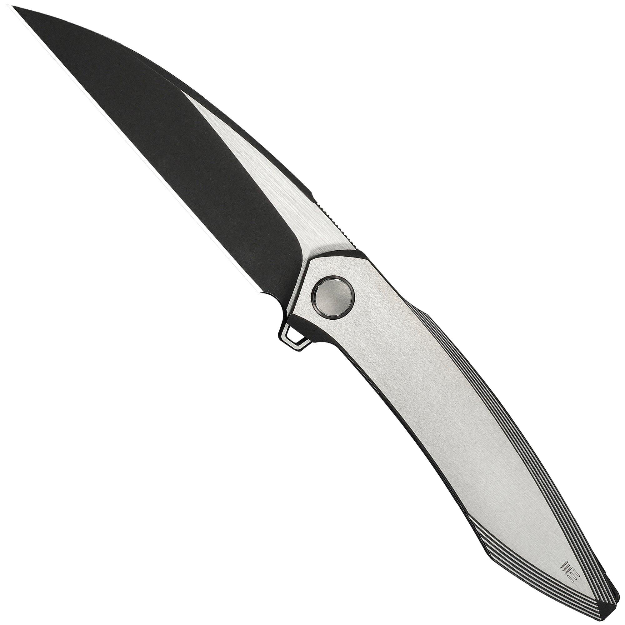 WE Knife Fluxor WE23071-4 Two-Tone M390, Gray Black Titanium, navaja