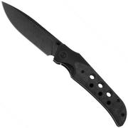 WE Knife Guthrie WE23072B-1 Blackwashed, Black Titanium Rose Carbon Inlay, navalha, Jason Guthrie Design