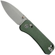 WE Knife Banter 2 WE23075-3 CPM-S35VN, Green Micarta, navalha, Ben Petersen design