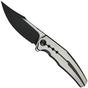 Bild für WE Knife Kyklos WE23086-3 Blackwashed M390, Satin Black Titanium, Taschenmesser