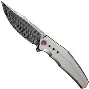 WE Knife Kyklos WE23086-DS1 Fafnir Damasteel, Titanium, Taschenmesser