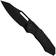 Obraz dla Nóż składany WE Knife Bogey Limited Edition WE23088-1, Blackwashed Böhler M390, Black Titanium