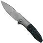 Image pour WE Knife Archeozoic WE23091-4 Bead Blasted Titanium Arctic Storm Fat Carbon Inlay, couteau de poche