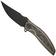 Image for WE Knife Quinseris WE23093-2 Black Stonewashed Bronze Titanium Shredded Carbon Inlay, pocket knife
