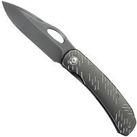 Bild für WE Knife Inmate WE23096B-4, Polished Gray CPM 20CV, Gray Titanium Satin Raindrop Pattern Taschenmesser, Jerad Neeve Design