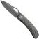Image pour WE Knife Inmate WE23096B-4, Polished Gray CPM 20CV, Gray Titanium Satin Raindrop Pattern couteau de poche, Jerad Neeve design