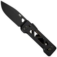 Image pour WE Knife Tyro WE24001-1 Blackwashed CPM 20CV, Black Golden Titanium, Snecx Tan design, couteau de poche
