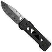 WE Knife Tyro WE24001-DS1 Hakkapella Damasteel, Black Gold Titanium, Snecx Tan design, navaja