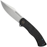 Afbeelding voor WE Knife Essential Knight WE24003-1 Satin Böhler M390, Etched Black Titanium, zakmes, Jason Knight design