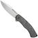 Afbeelding voor WE Knife Essential Knight WE24003-3 Satin Böhler M390, Etched Gray Titanium, zakmes, Jason Knight design