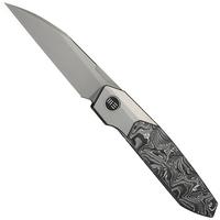 Afbeelding voor WE Knife Brr15 WE24007-2 Stonewashed M390, Titanium Aluminum Foil Carbon Inlay, zakmes, Rafal Brzeski design