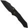 Image pour WE Knife High-Fin XL WE24010-1 Blackwash CPM 20CV, Diamond Patterned Black Titanium, couteau de poche