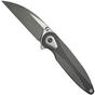 Afbeelding voor WE Knife Zenthra WE24021C-2 Gray Stonewashed M390 Gray Titanium Twill Carbon Inlay, zakmes