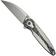 Image pour WE Knife Zenthra WE24021C-4 Satin M390 Satin/Gray Titanium Aluminum Foil Carbon Inlay, couteau de poche