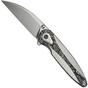 Image for WE Knife Zenthra WE24021C-4 Satin M390 Satin/Gray Titanium Aluminum Foil Carbon Inlay, pocket knife