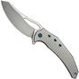 Afbeelding voor WE Knife Epaulette WE24024-3 Polished Bead Blasted M390 Diamond Patterned Polished Bead Blasted Titanium, zakmes, Gavko Knives design