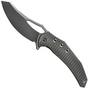 Image for WE Knife Epaulette WE24024-4 Polished Gray Bohler M390 Diamond Patterned Polished Gray Titanium, pocket knife, Gavko Knives design