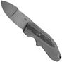 Image for WE Knife Coral WE24044-2, Gray Stonewashed CPM 20CV, Gray Titanium, Marble Carbon Fiber Inlay pocket knife, Gustavo T. Cecchini design