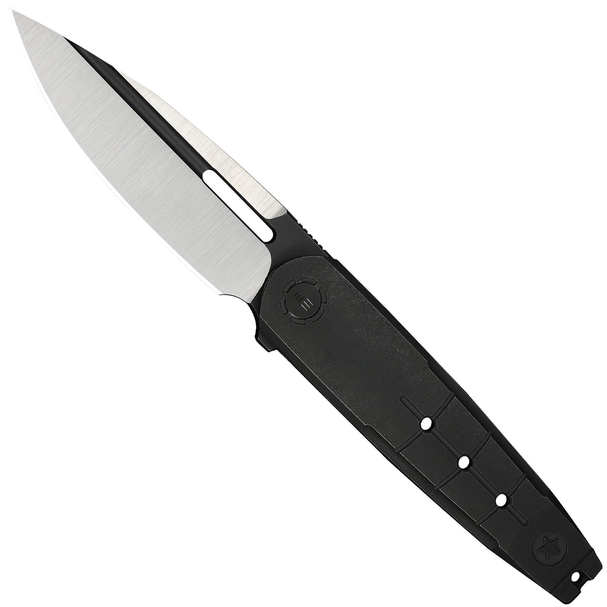 WE Knife Hull WE24046-1, Limited Edition, Satin Böhler M390, Blackwashed Titanium, coltello da tasca