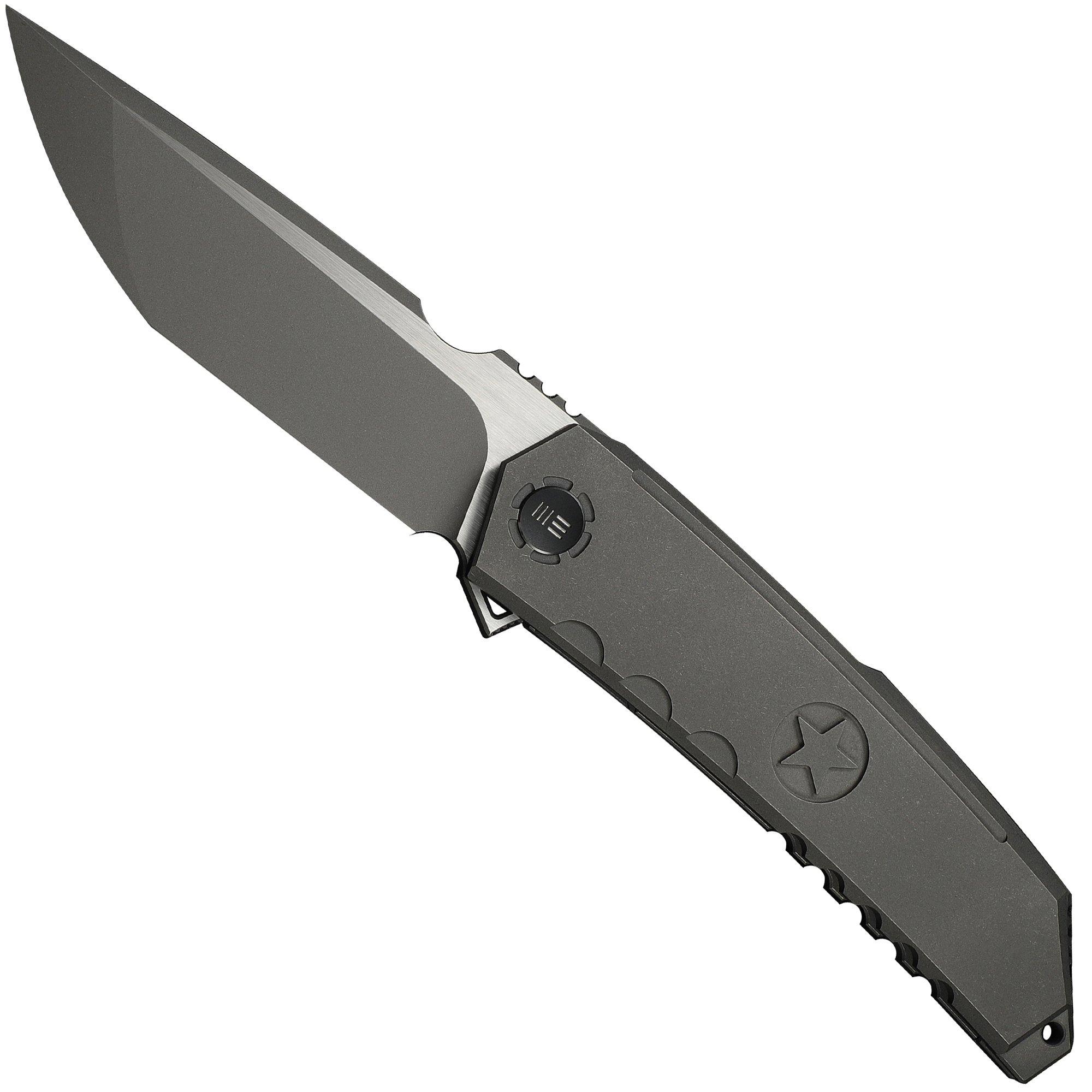 WE Knife Capstan Limited Edition WE24047-2, Gray Stonewashed Böhler M390, Gray Titanium zakmes