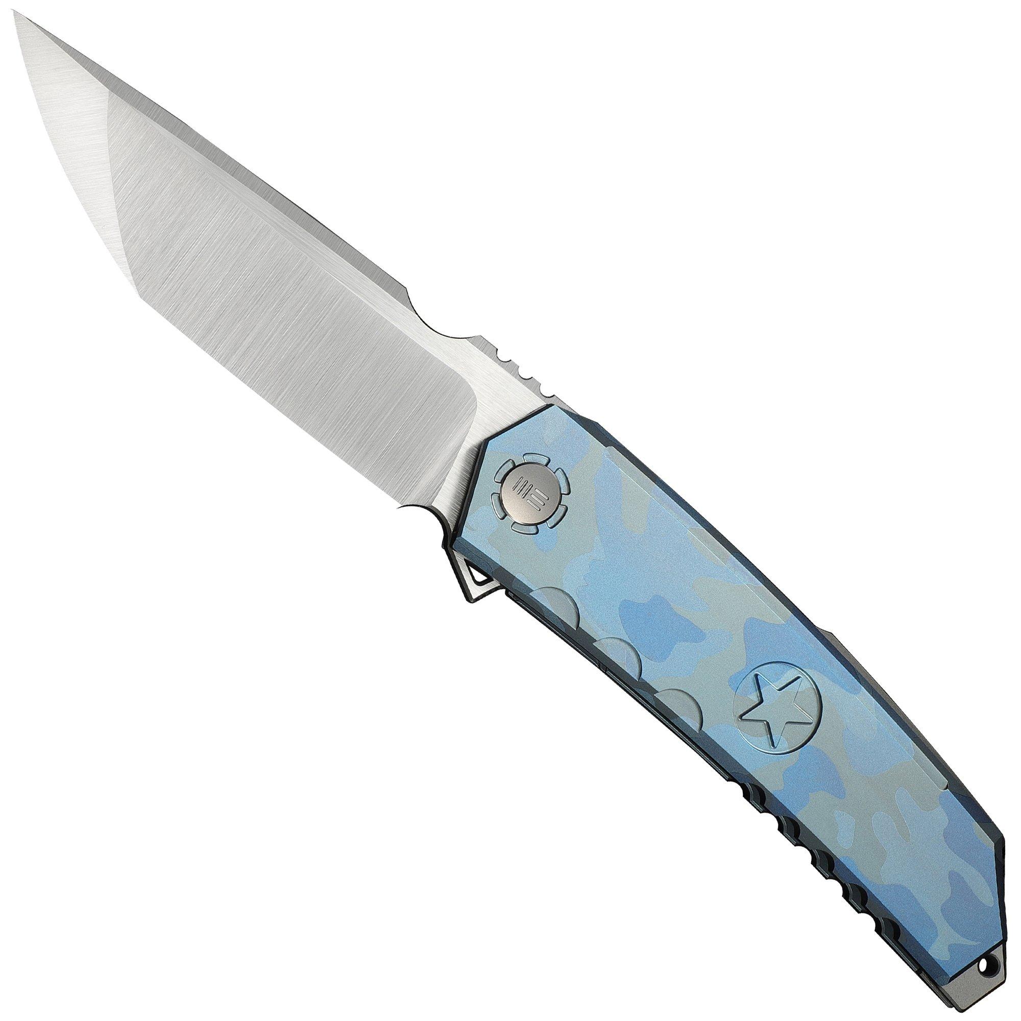 Nóż składany WE Knife Capstan Limited Edition WE24047-3, Satin Böhler M390, Blue Terrain Titanium