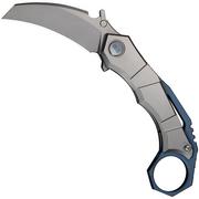Afbeelding voor WE Knife Tayra WE24069-2 Stonewashed Bohler M390, Gray Titanium, zakmes