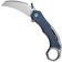 Image for WE Knife Tayra WE24069-3 Hand Rubbed Satin Bohler M390, Blue Titanium Handle, pocket knife