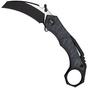 Afbeelding voor WE Knife Tayra WE24069-4 Blackwashed Bohler M390, Tiger Stripe Pattern Flamed Titanium, zakmes