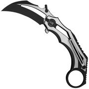 Immagine per WE Knife Cryonix WE24070-1 Two-Tone Satin Blackwashed M390, Black & Satin Titanium, coltello da tasca